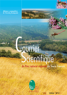 Courrier Scientifique Du Parc Naturel Régional Du Vexin Français
