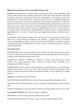 Bibliografia Cenerentola