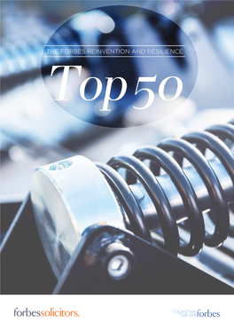 THE FORBES REINVENTION and RESILIENCE Top 50 Welcome to the First Forbes Reinvention and Resilience Top 50 Report