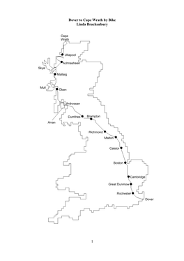 Dover to Cape Wrath by Bike Linda Brackenbury 1