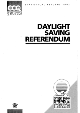 Daylight Saving - Referendum ---- Goprint