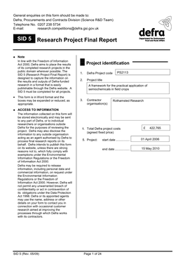 A Framework for the Practical Application of Semiochemicals in Field Crops