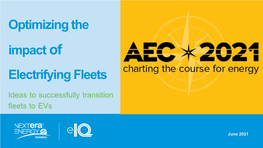 Optimizing the Impactof Electrifying Fleets