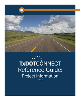 Txdotconnect Reference Guide