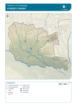 3-3 Fekete-Víz Alegység Térképei