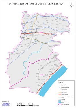 Sasaram (208) Assembly Constituency, Bihar ² !