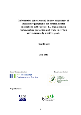 Information Collection and Impact Assessment of Possible