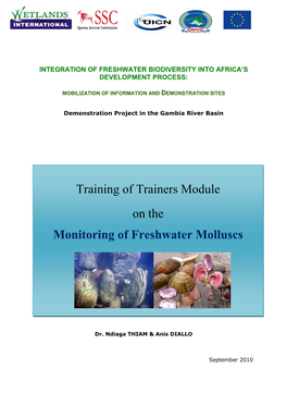 Training of Trainers Module on the Monitoring of Freshwater Molluscs