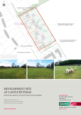 Development Site at Castle Bytham