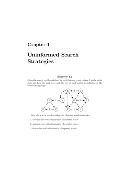 Uninformed Search Strategies