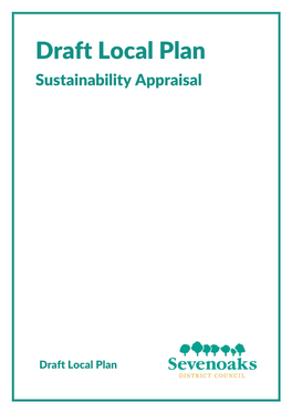 Draft Local Plan Sustainability Appraisal