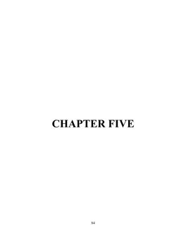 Chapter Five