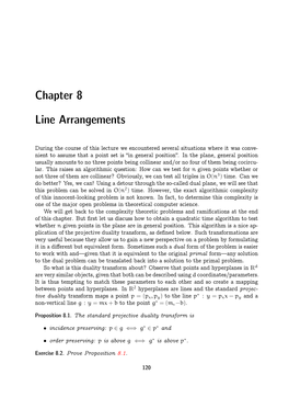 Chapter 8 Line Arrangements