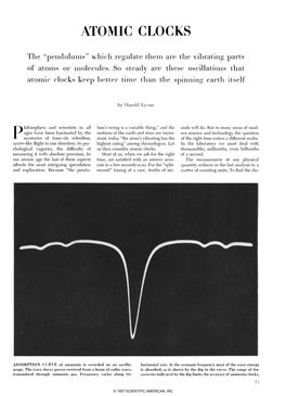 Atomic Clocks