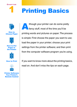 Printing Basics