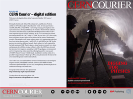 CERN Courier Sep/Oct 2019