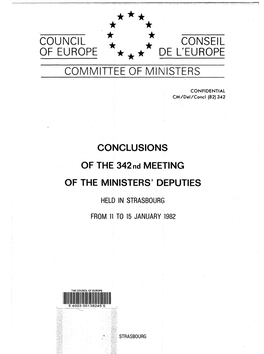 Report of the 10Th Meeting (Strasbourg, 20-27 November 198.1) 47