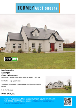Loughnavalley, Mullingar, County Westmeath Price €420,000