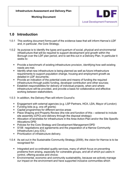 Draft Infrastructure Assessment and Delivery Plan