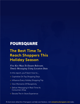 The Best Time to Reach Shoppers This Holiday Season Q2.2019
