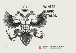 Winter SLAVIC CATALOG