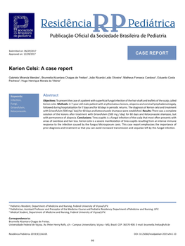 Kerion Celsi: a Case Report