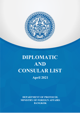 Diplomatic and Consular List