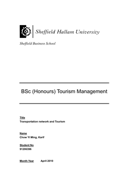 Tourism Management