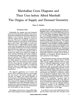 Marshallian Cross Diagrams and Their Uses Before Alfred Marshall: the Origins of Supply and Demand Geometry