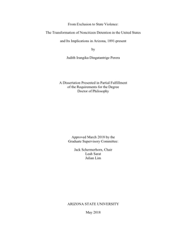 The Transformation of Noncitizen Detention in the United States