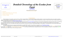 Chronology of the Exodus from 20-Mar-2020 at 21:26 Page (See History.)