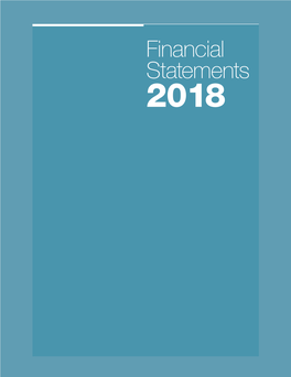 Financial Statements 2018 Financial Statements