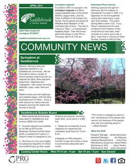 Community News