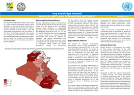 FOOD SECURITY and EXPENDITURE FACTSHEET Iraq