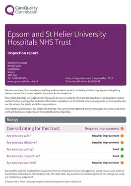 RVR Epsom and St Helier University Hospitals NHS Trust
