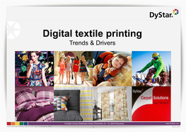 Digital Textile Printing Trends & Drivers