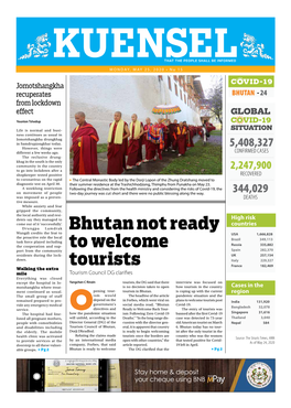 Bhutan Not Ready to Welcome Tourists