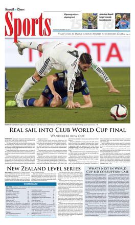 Real Sail Into Club World Cup Final Wanderers Bow Out