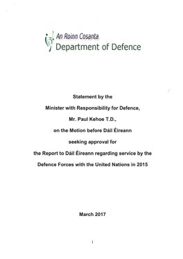 ~)~ Department of Defence
