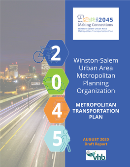 Winston-Salem Urban Area Metropolitan Planning Organization (WSUAMPO) Planning Area