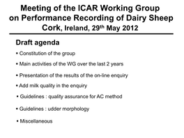 Milk Yield : Use in Stagnation of Simplified (AT Or AC) Methods % Simplified