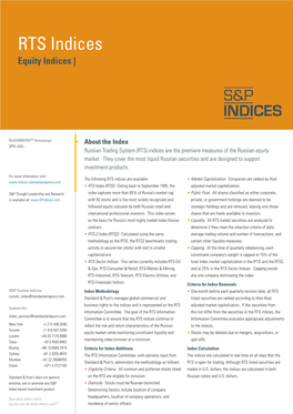 RTS Indices Equity Indices |