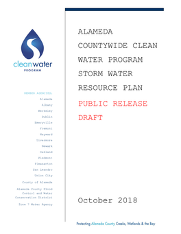 Alameda Countywide Clean Water Program Stormwater Resource Plan