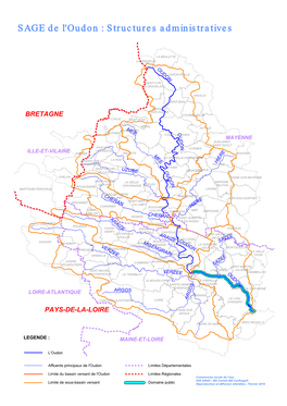 Carte Périmètre SAGE OUDON