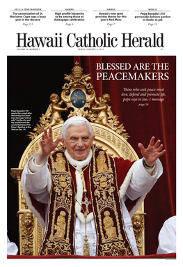 HAWAII HAWAII WORLD the Canonization of St