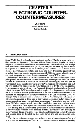 Chapter 9: Electronic Counter-Countermeasures