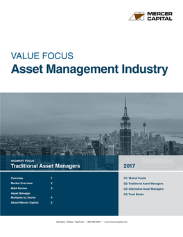 Asset Management Industry