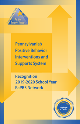 Recognition 2019-2020 School Year Papbs Network