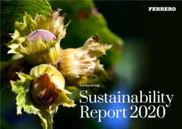 Ferrero Group Sustainability Report 2020 Ferrero Group 1 Sustainability Report 2020