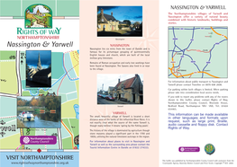 Nassington and Yarwell Please Contact Traveline on 0870 608 2608
